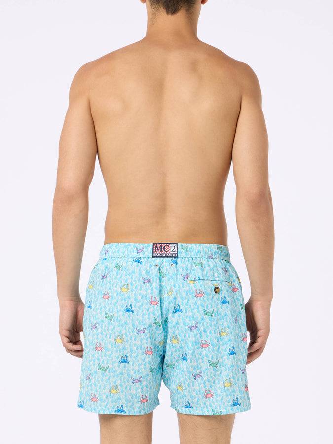 Mc2 Saint Barth Costume Da Bagno Da Uomo Comfort Light Con Stampa Granchi
