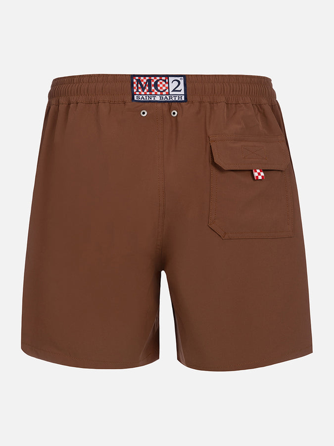 Mc2 Saint Barth Costume Da Bagno Da Uomo Comfort Marrone