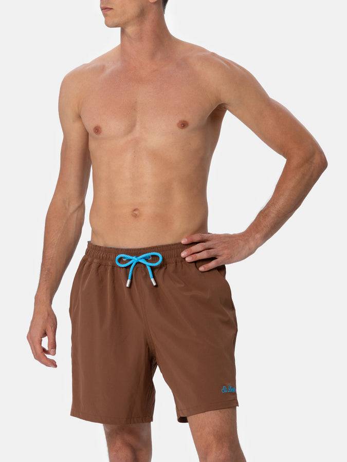 Mc2 Saint Barth Costume Da Bagno Da Uomo Comfort Marrone