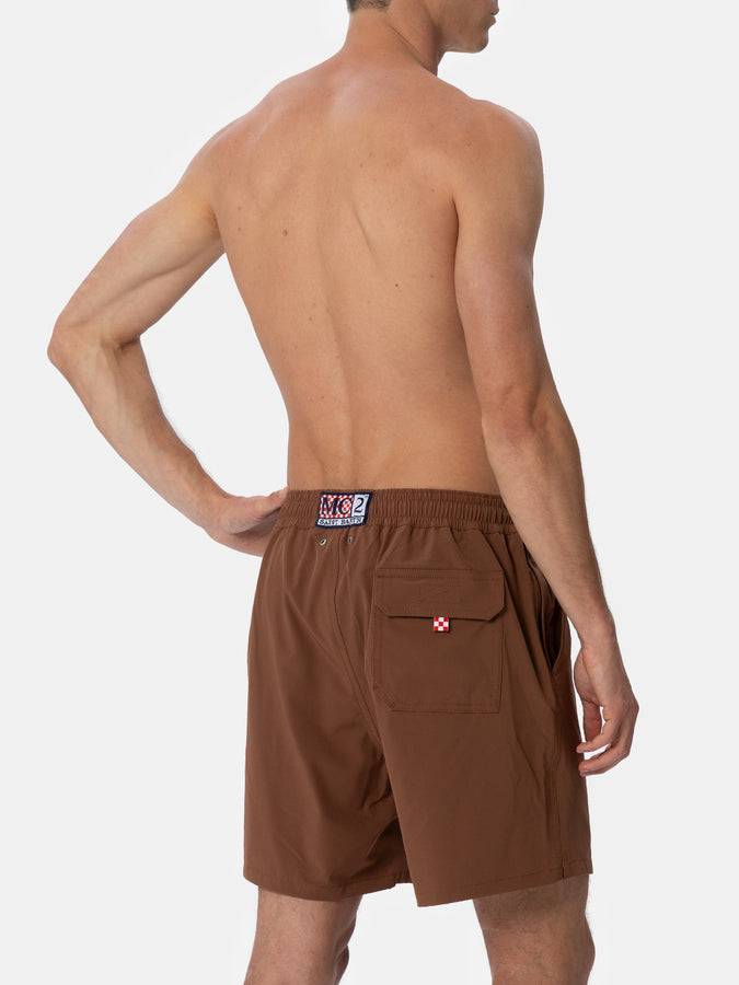 Mc2 Saint Barth Costume Da Bagno Da Uomo Comfort Marrone