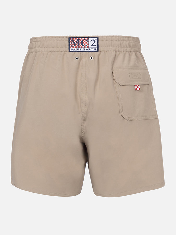 Mc2 Saint Barth Costume Da Bagno Da Uomo Comfort Travel Beige