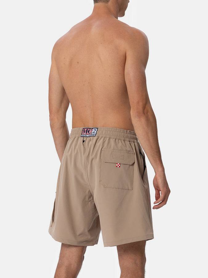 Mc2 Saint Barth Costume Da Bagno Da Uomo Comfort Travel Beige