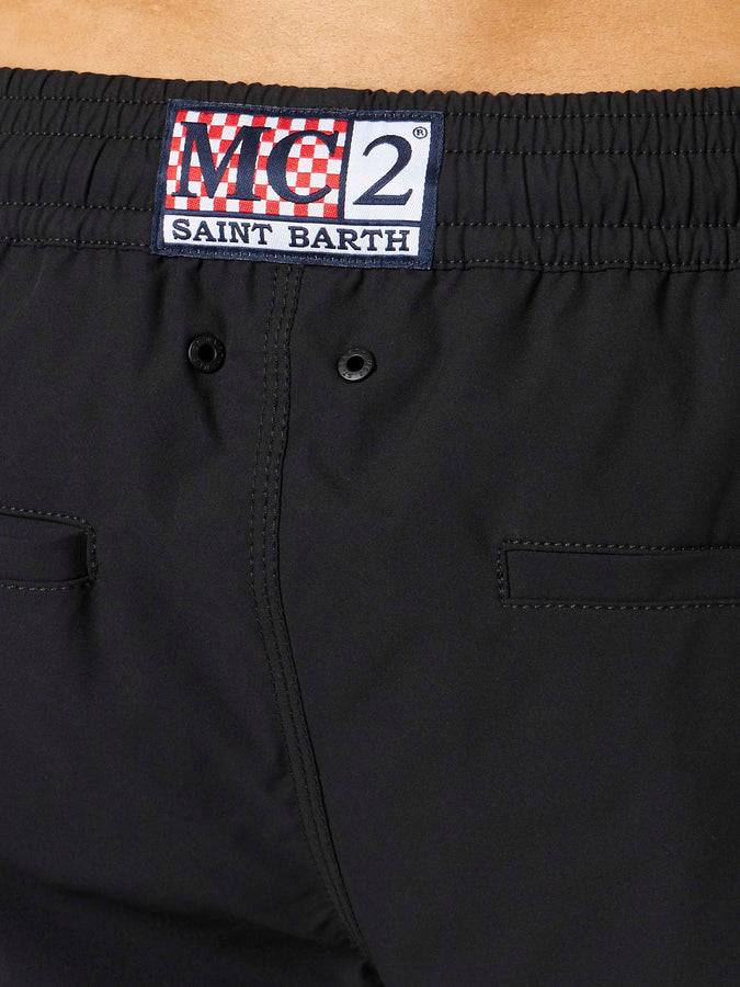 Mc2 Saint Barth Costume Da Bagno Da Uomo Con Logo Laterale E Contrasto