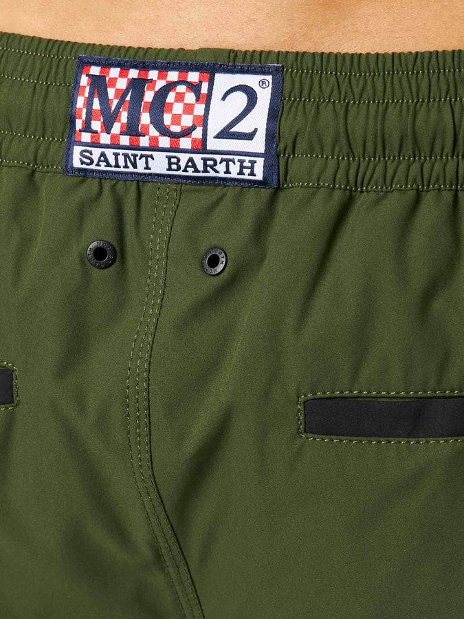 Mc2 Saint Barth Costume Da Bagno Da Uomo Con Logo Laterale E Contrasto