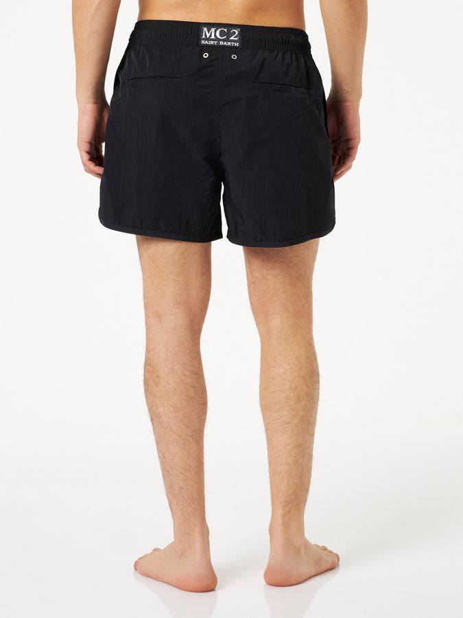 Mc2 Saint Barth Costume Da Bagno Da Uomo Con Logo Laterale E Contrasto