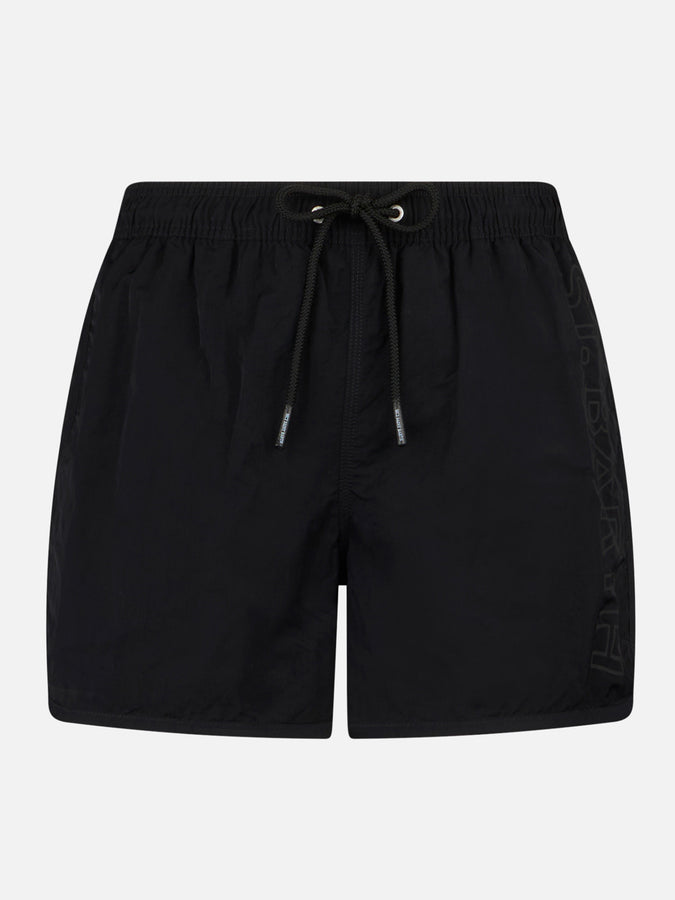 Mc2 Saint Barth Costume da bagno da uomo con logo laterale e contrasto