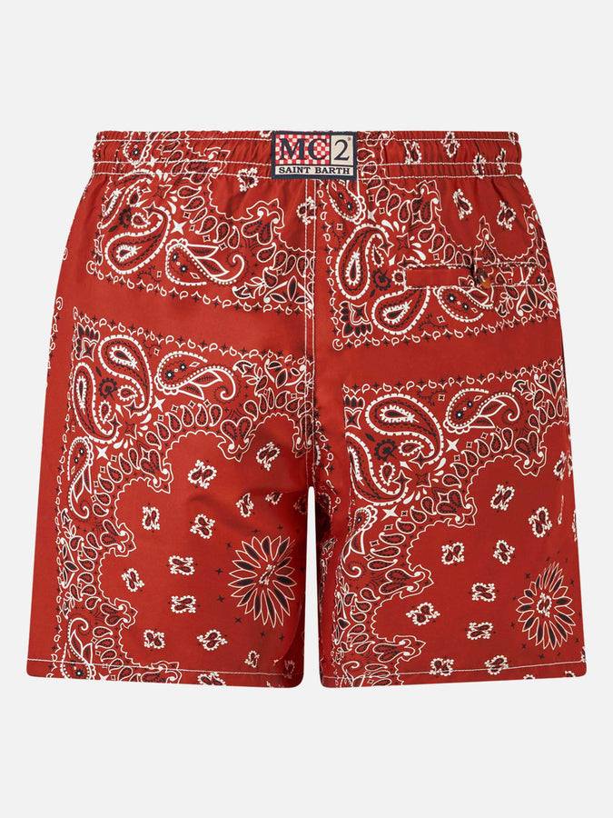 Mc2 Saint Barth Costume Da Bagno Da Uomo Con Stampa Bandana