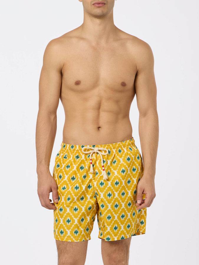 Mc2 Saint Barth Costume Da Bagno Da Uomo Con Stampa Geometrica