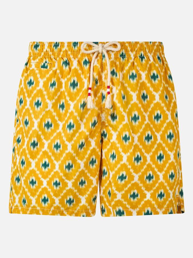 Mc2 Saint Barth Costume da bagno da uomo con stampa geometrica