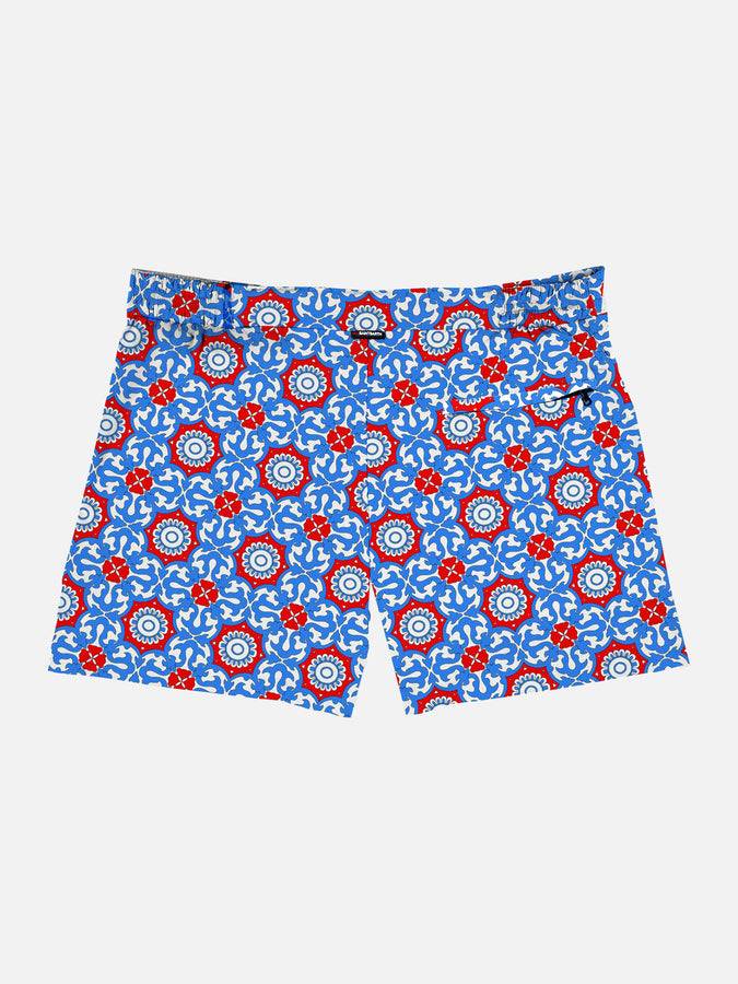 Mc2 Saint Barth Costume Da Bagno Da Uomo Con Stampa Maiolica