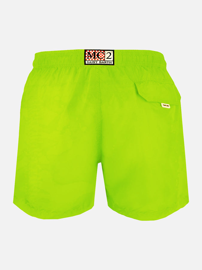 Mc2 Saint Barth Costume Da Bagno Da Uomo Giallo Fluo | EDIZIONE SPECIALE PANTONE™