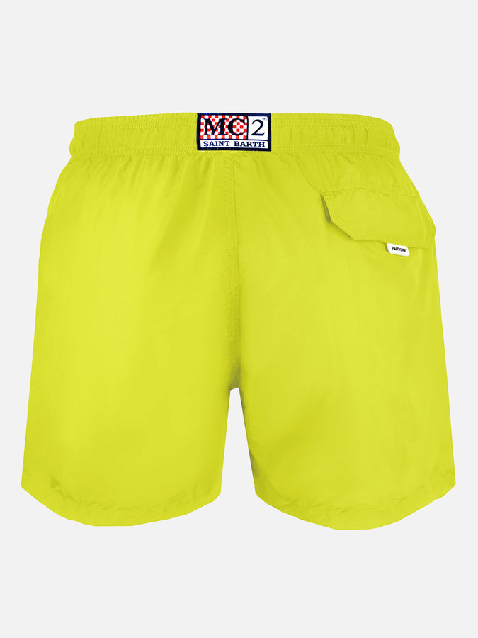 Mc2 Saint Barth Costume Da Bagno Da Uomo Giallo Fluo | EDIZIONE SPECIALE PANTONE™