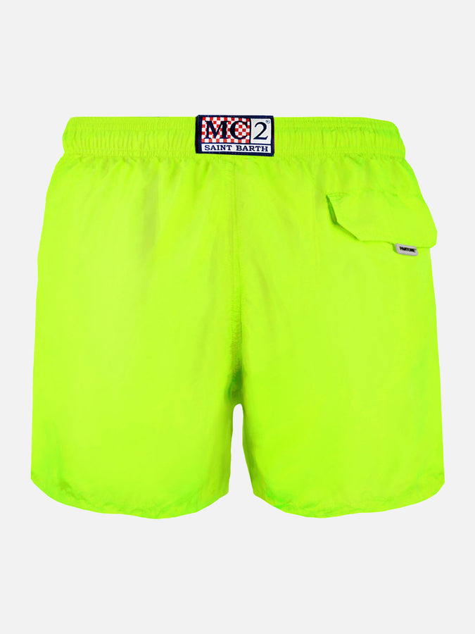 Mc2 Saint Barth Costume Da Bagno Da Uomo Giallo Fluo | EDIZIONE SPECIALE PANTONE™