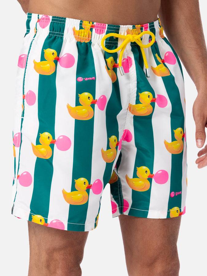 Mc2 Saint Barth Costume Da Bagno Da Uomo Gustavia Lunghezza Media Con Stampa Paperelle Big Babol | EDIZIONE SPECIALE BIG BABOL