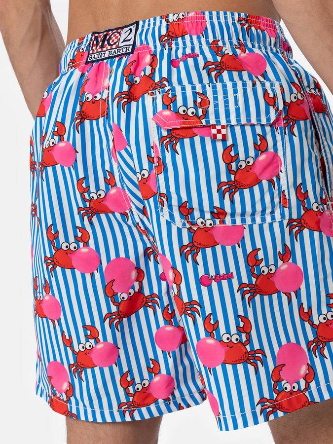 Mc2 Saint Barth Costume Da Bagno Da Uomo Gustavia Lunghezza Media Con Stampa Granchio Big Babol | EDIZIONE SPECIALE BIG BABOL