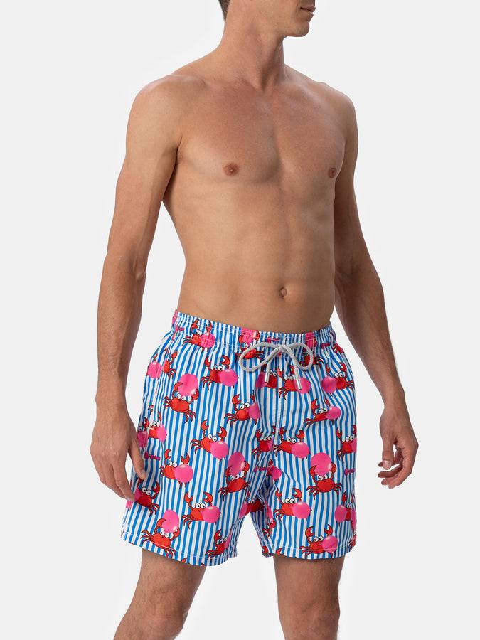 Mc2 Saint Barth Costume Da Bagno Da Uomo Gustavia Lunghezza Media Con Stampa Granchio Big Babol | EDIZIONE SPECIALE BIG BABOL