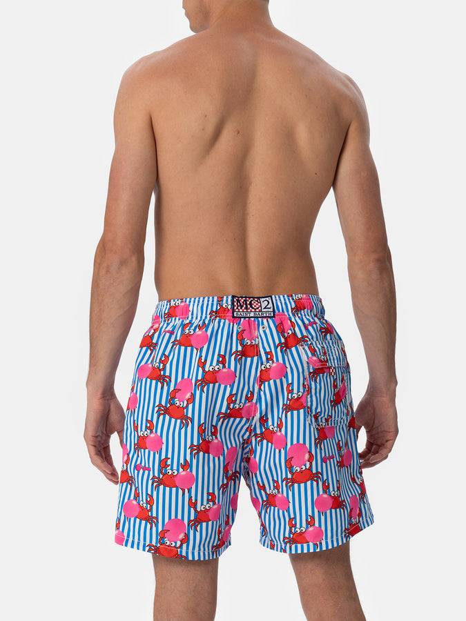 Mc2 Saint Barth Costume Da Bagno Da Uomo Gustavia Lunghezza Media Con Stampa Granchio Big Babol | EDIZIONE SPECIALE BIG BABOL