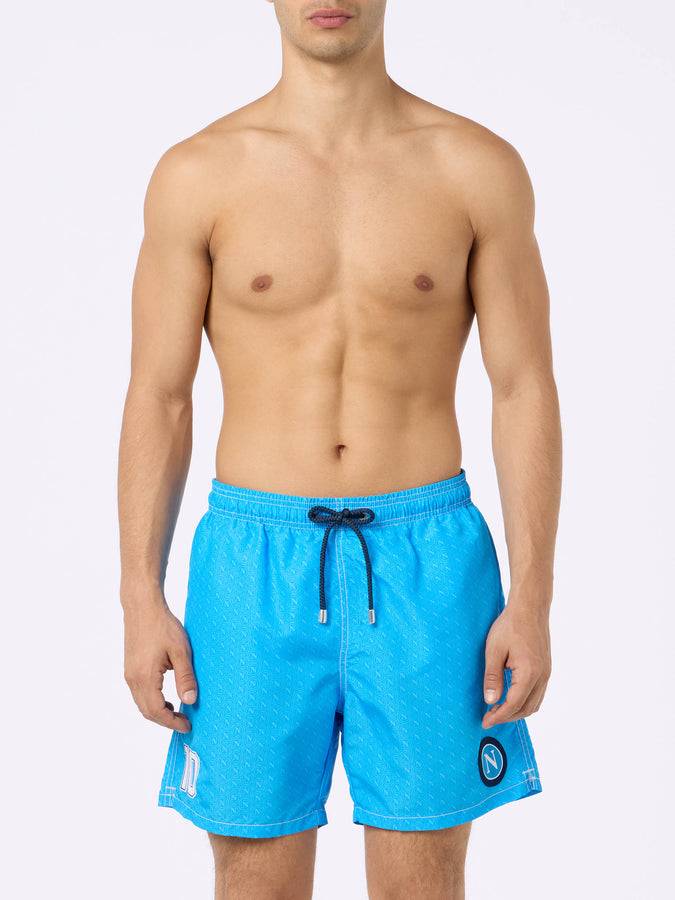 Mc2 Saint Barth Costume Da Bagno Da Uomo Gustavia Lunghezza Media Con Stampa Napoli | EDIZIONE SPECIALE SSC NAPOLI