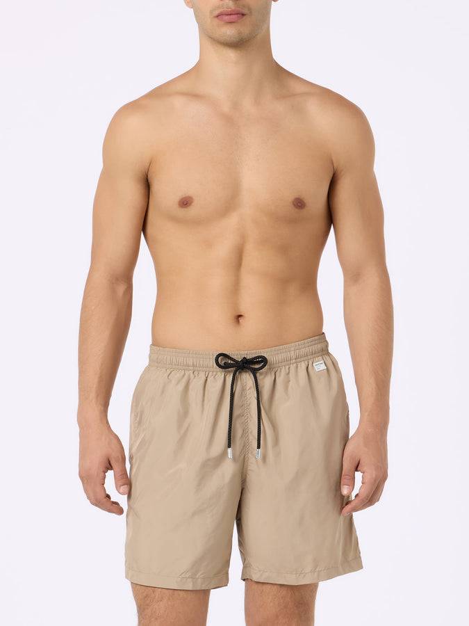 Mc2 Saint Barth Costume Da Bagno Da Uomo In Tessuto Leggero Beige Lighting Pantone | EDIZIONE SPECIALE PANTONE