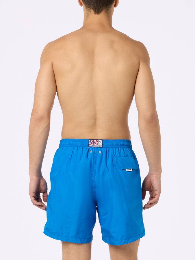 Mc2 Saint Barth Costume Da Bagno Da Uomo In Tessuto Leggero Bluette Lighting Pantone | EDIZIONE SPECIALE PANTONE