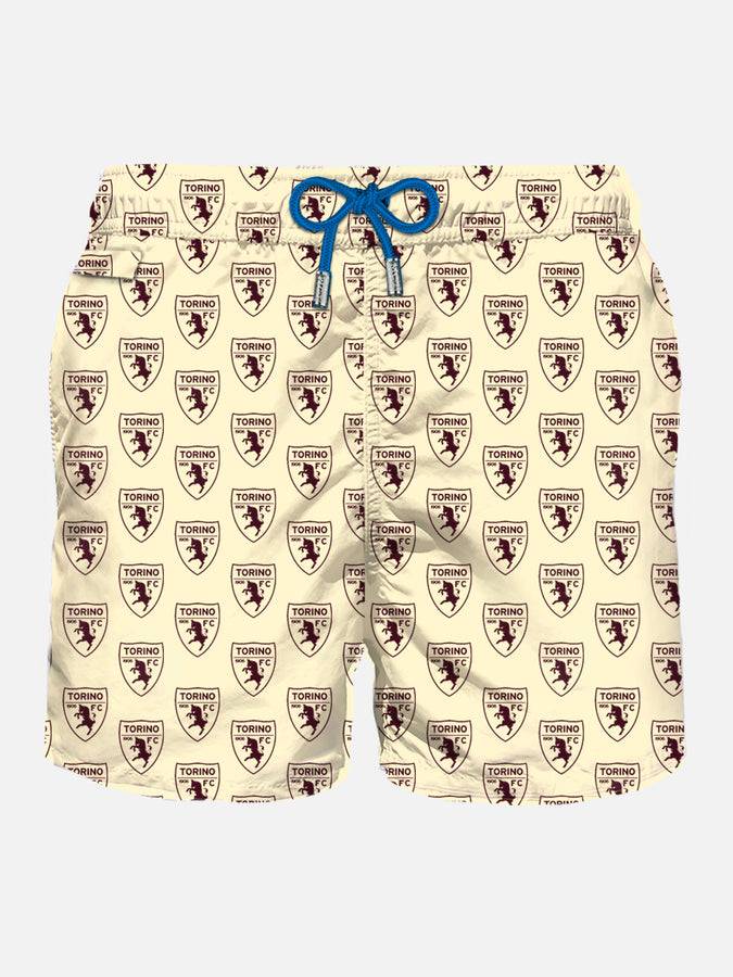 Mc2 Saint Barth Costume da bagno da uomo in tessuto leggero con logo toro | TORINO FC EDIZIONE SPECIALE