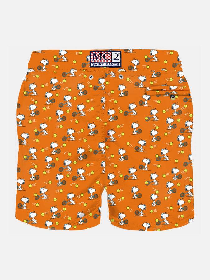 Mc2 Saint Barth Costume Da Bagno Da Uomo In Tessuto Leggero Con Stampa Tennis Snoopy | SNOOPY - EDIZIONE SPECIALE PEANUTS™