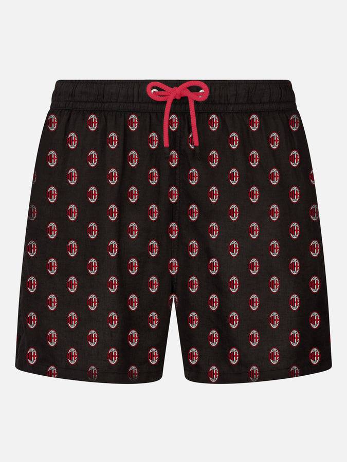 Mc2 Saint Barth Costume da bagno da uomo in tessuto leggero con stampa Milan | MILAN SPECIAL EDITION