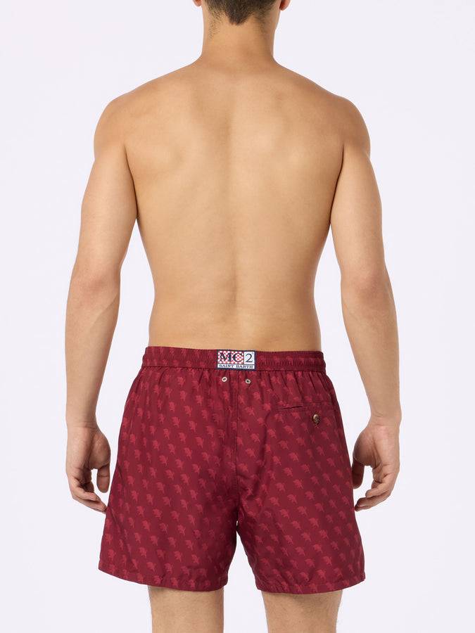 Mc2 Saint Barth Costume Da Bagno Da Uomo In Tessuto Leggero Con Stampa Logo Torino | EDIZIONE SPECIALE AC TORINO