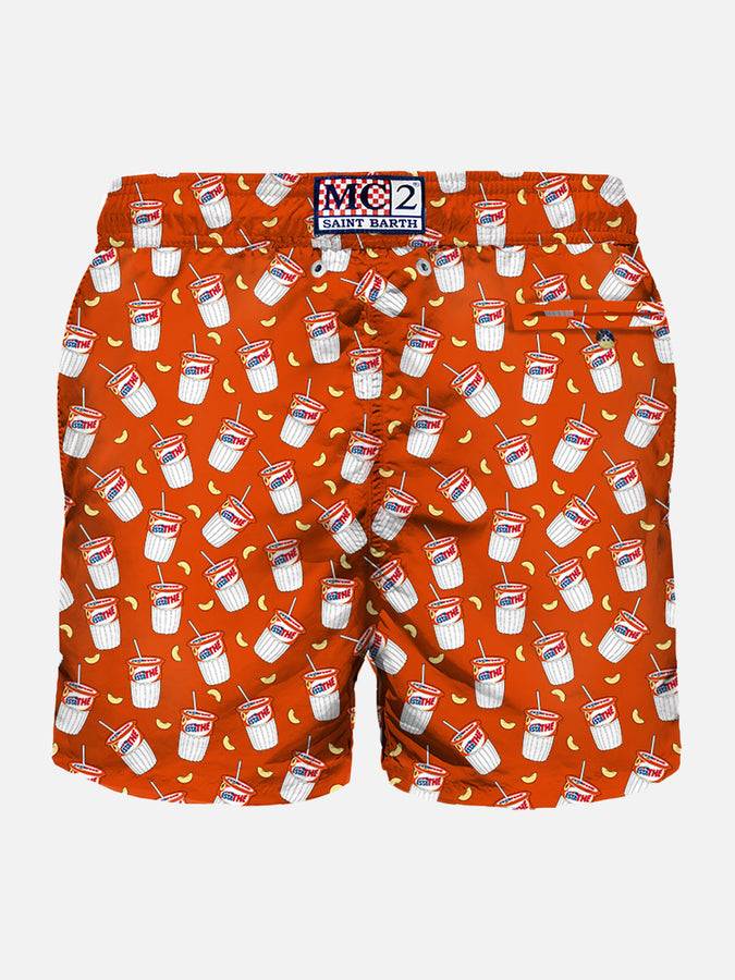 Mc2 Saint Barth Costume Da Bagno Da Uomo In Tessuto Leggero Con Stampa Estathé | Edizione Speciale Estathé®