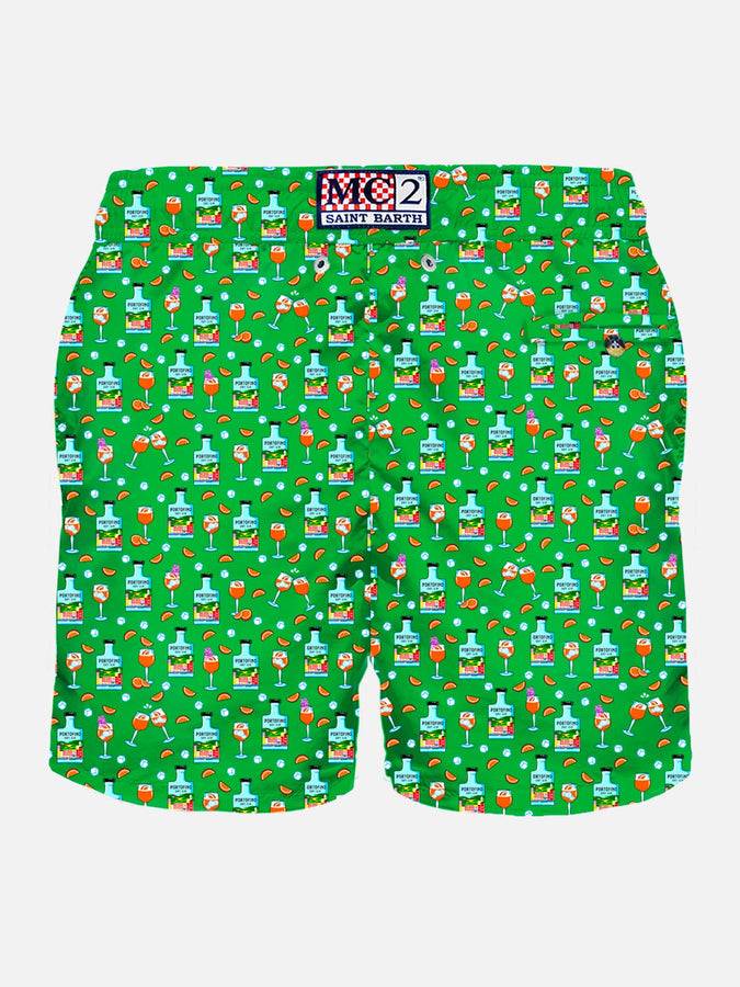 Mc2 Saint Barth Costume Da Bagno Da Uomo In Tessuto Leggero Con Stampa Gin | PORTOFINO DRY GIN EDIZIONE SPECIALE