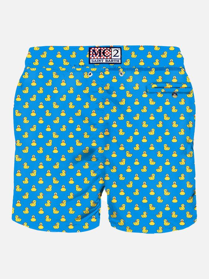 Mc2 Saint Barth Costume Da Bagno Da Uomo In Tessuto Leggero Con Stampa Papere