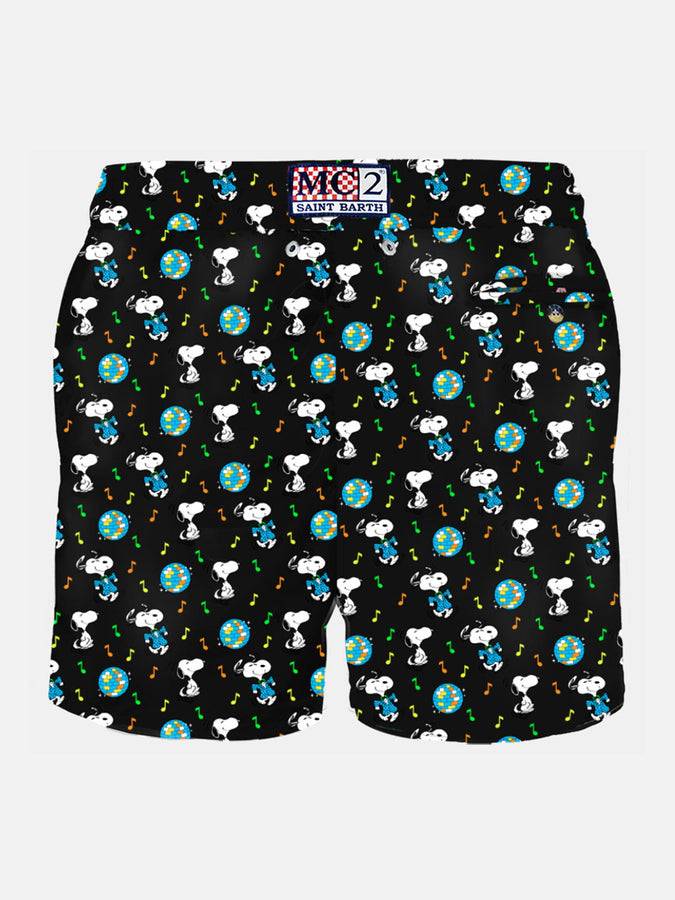 Mc2 Saint Barth Costume Da Bagno Da Uomo In Tessuto Leggero Con Stampa Snoopy| Edizione Speciale Peanuts®
