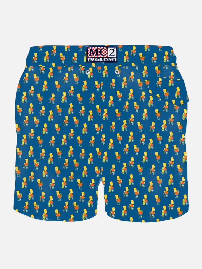 Mc2 Saint Barth Costume Da Bagno Da Uomo In Tessuto Leggero Con Stampa Skater Bart | EDIZIONE SPECIALE DEI SIMPSON