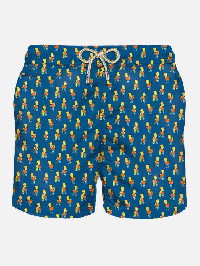 Mc2 Saint Barth Costume da bagno da uomo in tessuto leggero con stampa skater Bart | EDIZIONE SPECIALE DEI SIMPSON