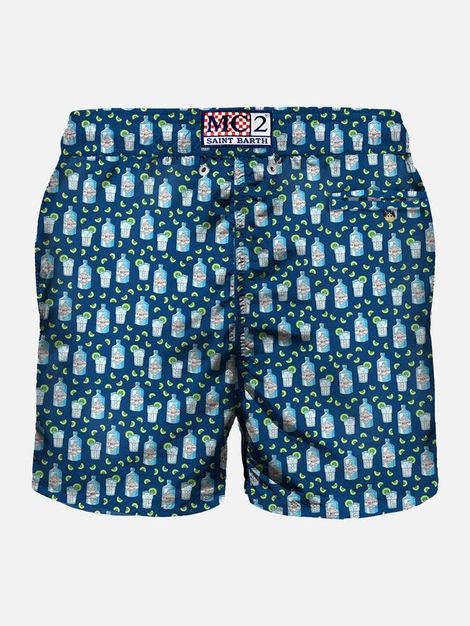 Mc2 Saint Barth Costume Da Bagno Da Uomo In Tessuto Leggero Con Stampa Gin | GIN MARE EDIZIONE SPECIALE