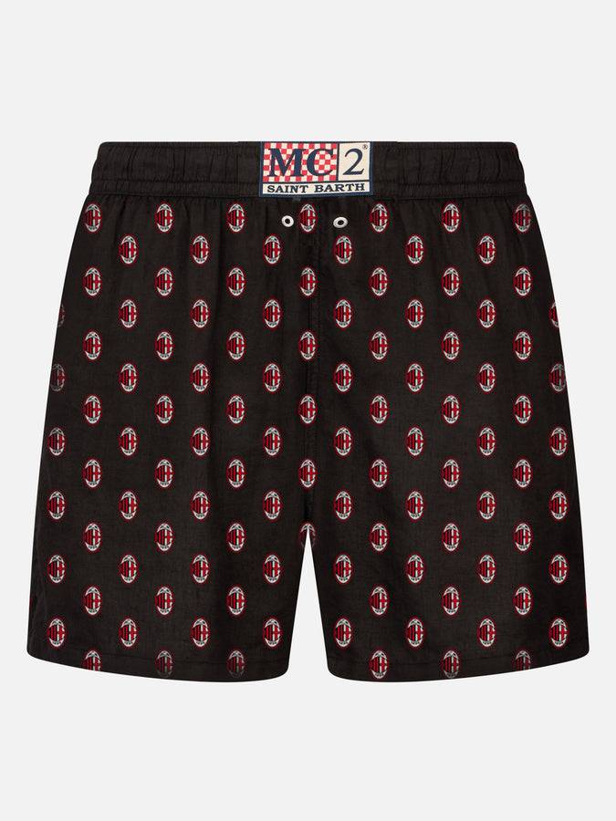 Mc2 Saint Barth Costume Da Bagno Da Uomo In Tessuto Leggero Con Stampa Milan | MILAN SPECIAL EDITION