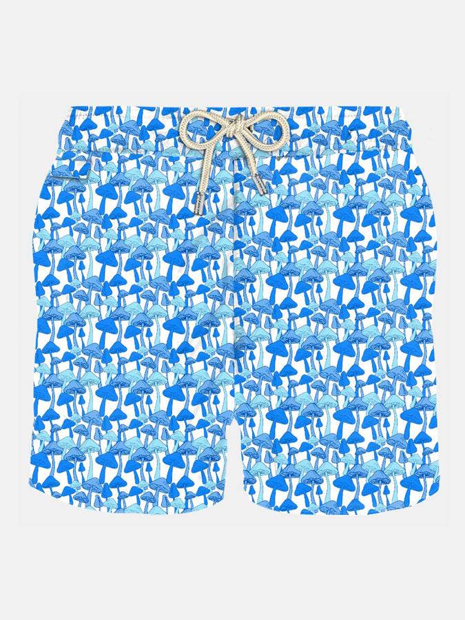 Mc2 Saint Barth Costume da bagno da uomo in tessuto leggero con stampa funghi