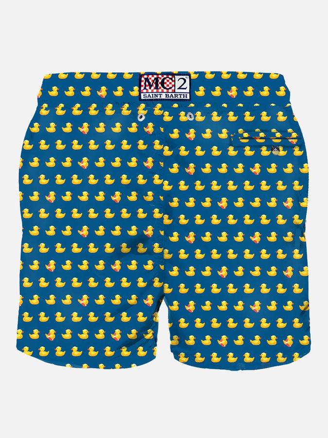 Mc2 Saint Barth Costume Da Bagno Da Uomo In Tessuto Leggero Con Stampa Papere