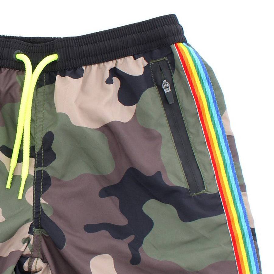 Mc2 Saint Barth Costume Da Bagno Da Uomo In Tessuto Leggero Con Tasche Con Zip