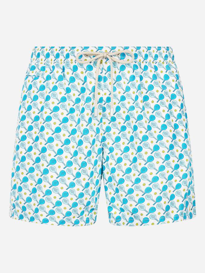 Mc2 Saint Barth Costume da bagno da uomo in tessuto leggero Lighting Micro Fantasy con stampa padel