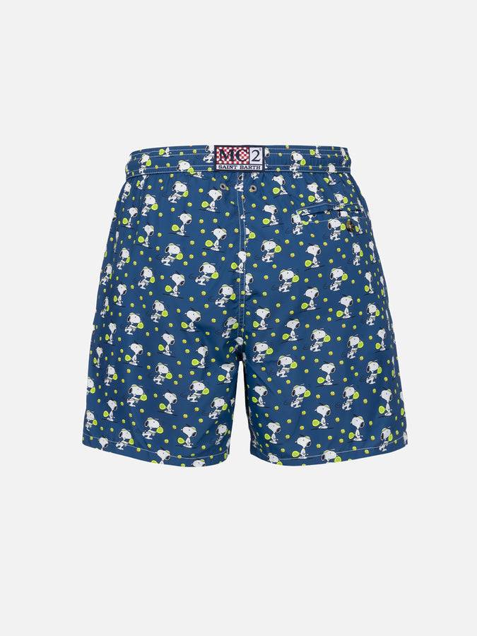 Mc2 Saint Barth Costume Da Bagno Da Uomo In Tessuto Leggero Lighting Micro Fantasy Con Stampa Padel Snoopy | EDIZIONE SPECIALE SNOOPY PEANUTS™