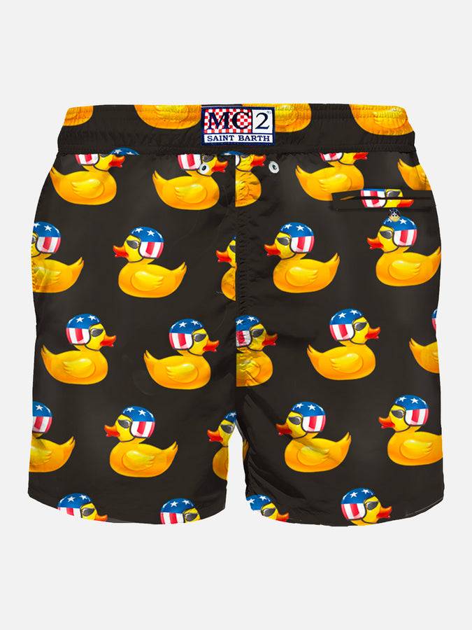 Mc2 Saint Barth Costume Da Bagno Da Uomo In Tessuto Leggero Papere Bikers