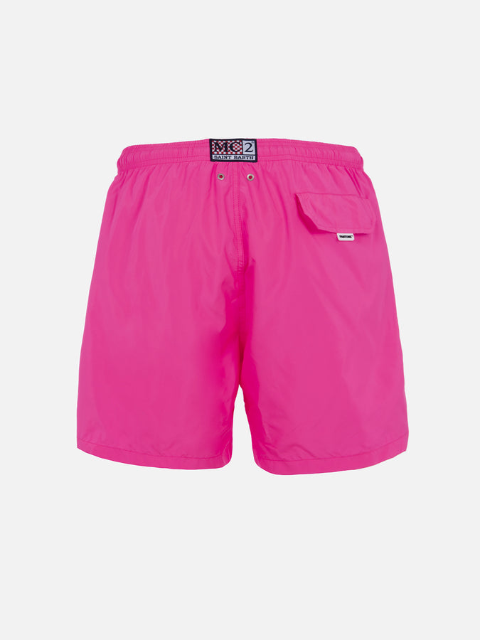 Mc2 Saint Barth Costume Da Bagno Da Uomo In Tessuto Leggero Rosa Fluo Lighting Pantone | EDIZIONE SPECIALE PANTONE