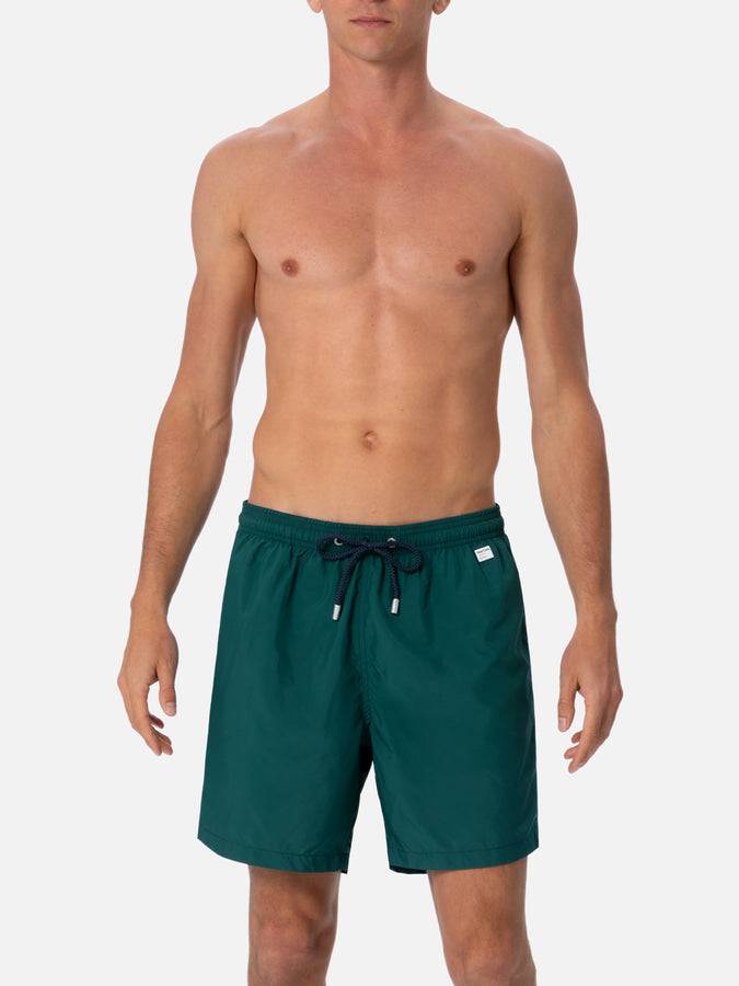 Mc2 Saint Barth Costume Da Bagno Da Uomo In Tessuto Leggero Verde Inglese Lighting Pantone | EDIZIONE SPECIALE PANTONE
