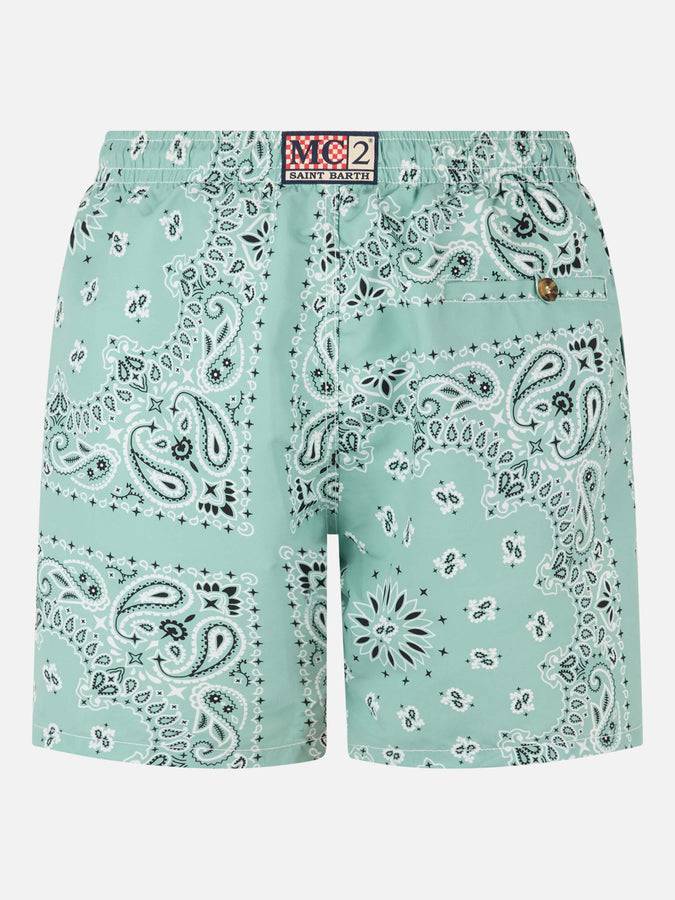 Mc2 Saint Barth Costume Da Bagno Da Uomo Media Lunghezza Verde Salvia Caprese