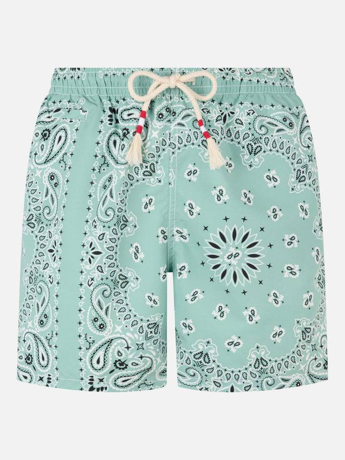 Mc2 Saint Barth Costume Da Bagno Da Uomo Media Lunghezza Verde Salvia Caprese