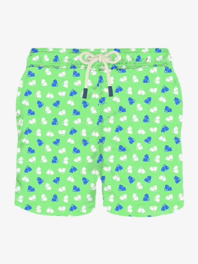 Mc2 Saint Barth Costume da bagno da uomo pinne micro stampa