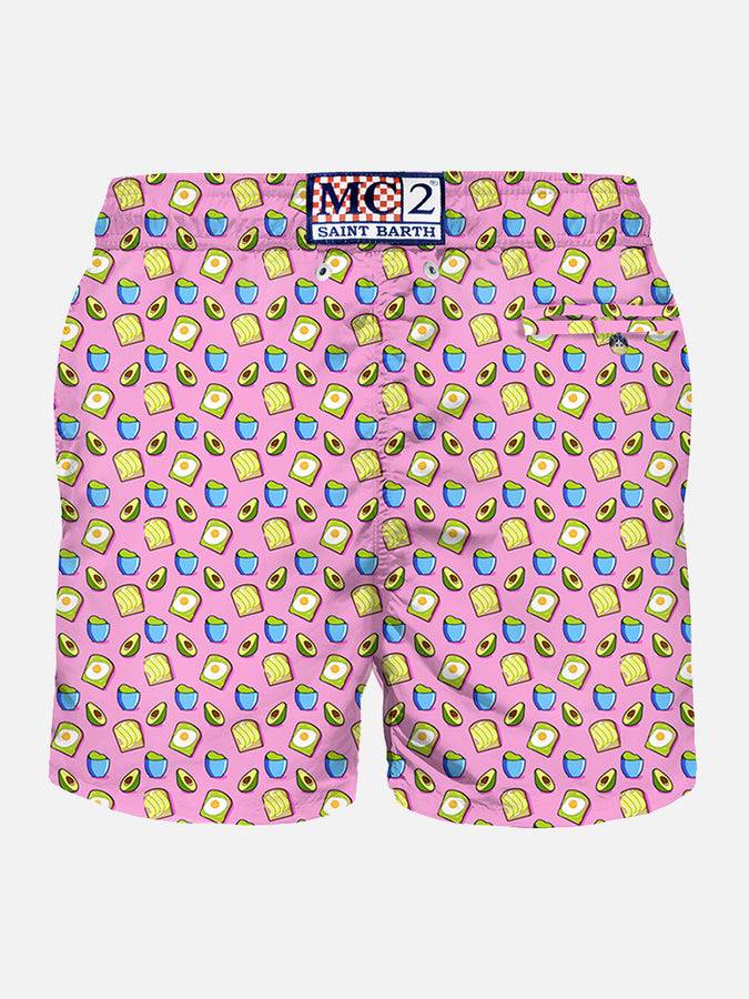 Mc2 Saint Barth Costume Da Bagno Da Uomo Stampa Avocado Toast