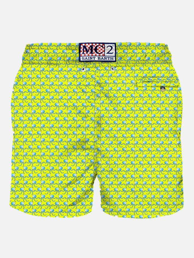 Mc2 Saint Barth Costume Da Bagno Da Uomo Stampa Meduse Fluo