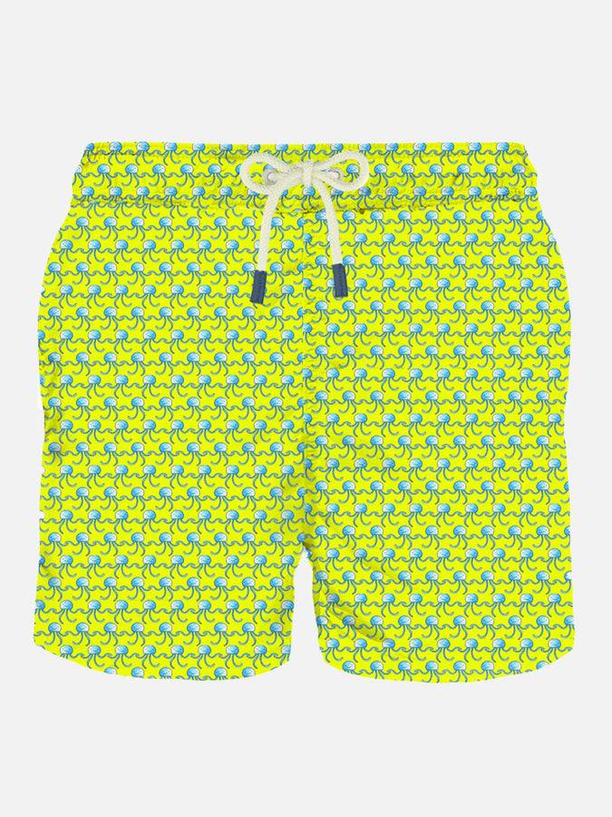 Mc2 Saint Barth Costume da bagno da uomo stampa meduse fluo